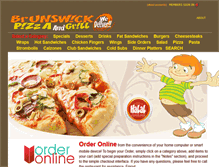 Tablet Screenshot of brunswickpizza.netbistros.com